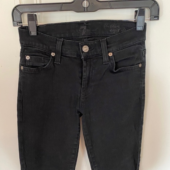 7 For All Mankind Black Jeans - Picture 2 of 7